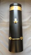  18" Double skin chimney with brass