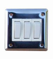 Stainless steel treble light switch