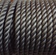 14mm Black Polyester Rope