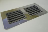 stainless steel louvred vent