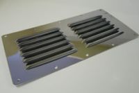 stainless steel louvred vent
